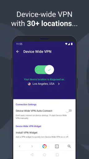 AVG Secure Browser screenshot