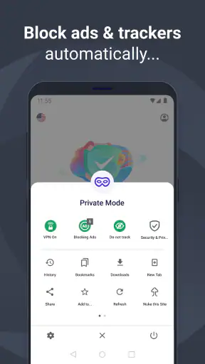 AVG Secure Browser screenshot