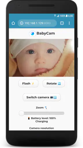 BabyCam - Baby overvåkning screenshot