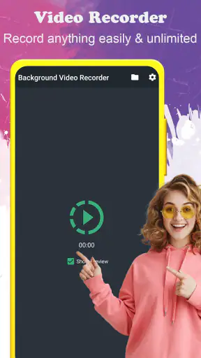 baggrundsvideooptager screenshot