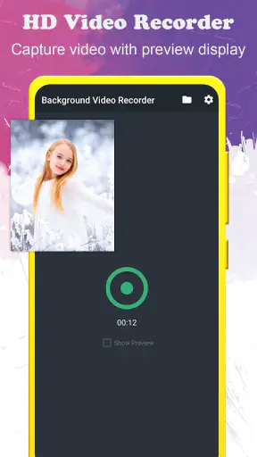 baggrundsvideooptager screenshot