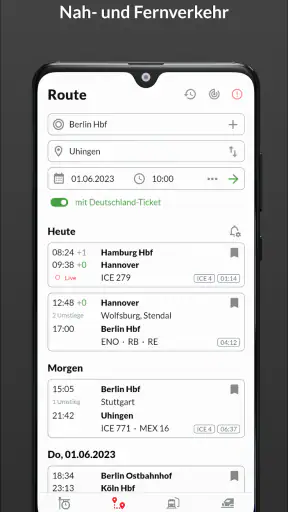 Bahn: Fahrplan & Live Tracking screenshot