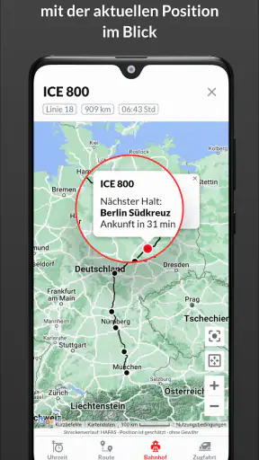 Bahn: Fahrplan & Live Tracking screenshot