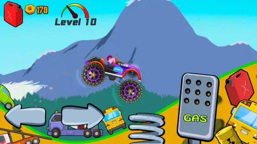 Barnas Monstertruck Løp screenshot