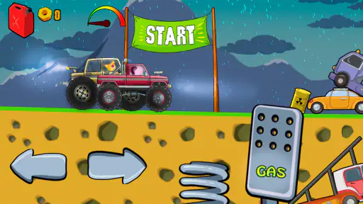 Barnas Monstertruck Løp screenshot