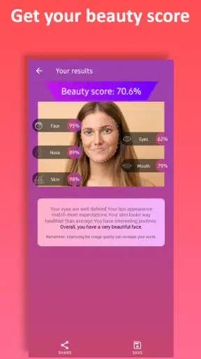 Beauty Calculator screenshot