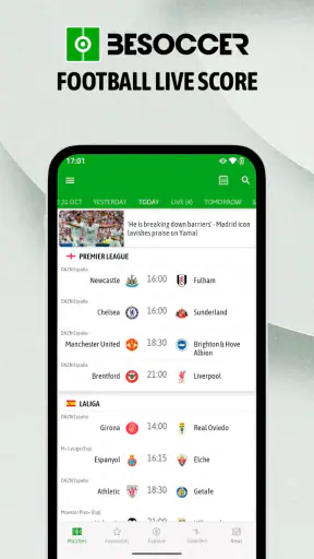 BeSoccer: Soccer Live Score screenshot