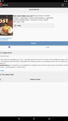 Bibliofil screenshot