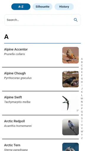 BirdID screenshot