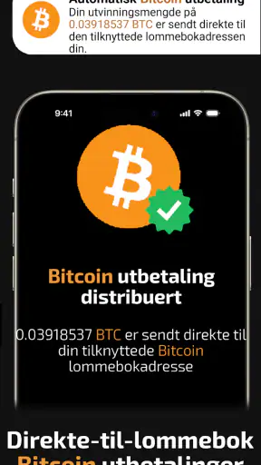 Bitcoin-utvinning(Kryptominer) screenshot