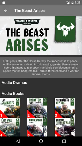 Black Library Audio screenshot