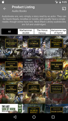 Black Library Audio screenshot