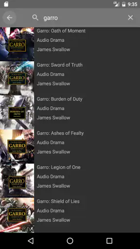 Black Library Audio screenshot