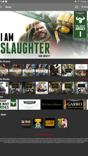 Black Library Audio screenshot