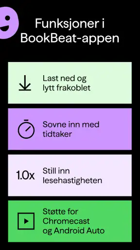 BookBeat – Lydbøker og e-bøker screenshot