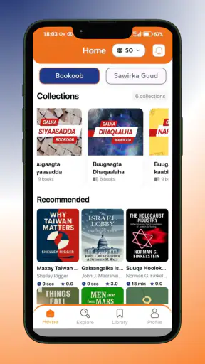 Bookoob –Audiobook Summary App screenshot