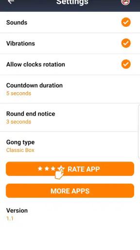 Boxing Round Timer Clock screenshot
