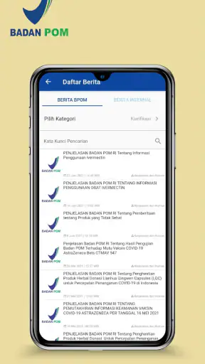 BPOM Mobile screenshot