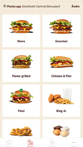 Burger King Norge screenshot