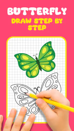 Butterfly Draw Step by Step screenshot