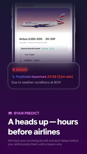 byAir: Flight Tracker & Status screenshot