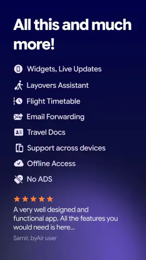 byAir: Flight Tracker & Status screenshot