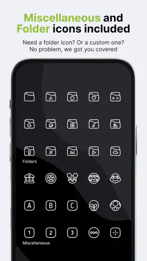 Caelus White: linear icon pack screenshot