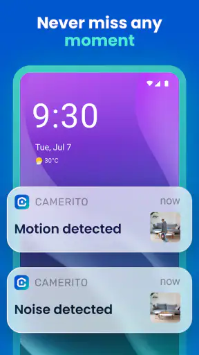 Camerito: Sikkerhetskamera screenshot