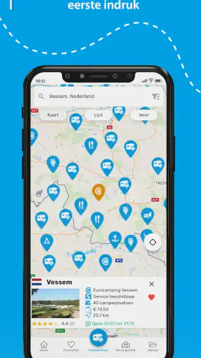 Camperstop-App Camperplaatsen screenshot