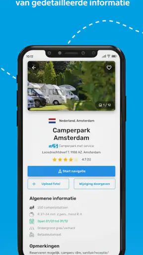 Camperstop-App Camperplaatsen screenshot