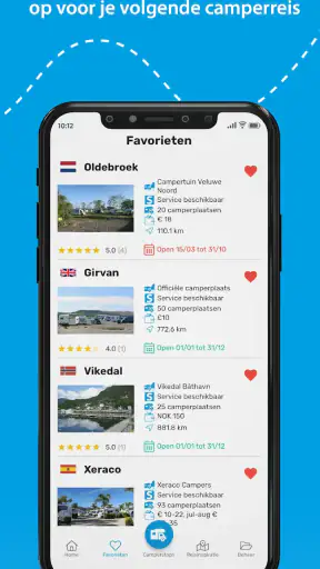 Camperstop-App Camperplaatsen screenshot