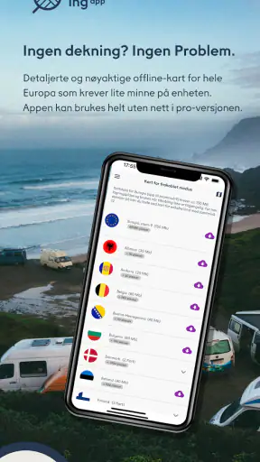 Camping-App.eu Norge & Europa screenshot