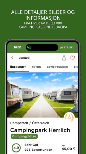 camping.info: CAMPING-APPEN screenshot