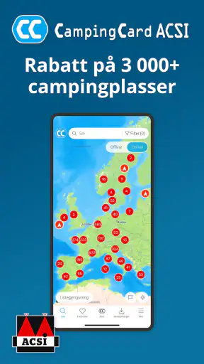 CampingCard ACSI screenshot