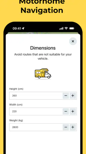 Motorhome & van sites: Campy screenshot