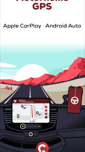 CaraMaps - Motorhome campsite screenshot