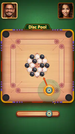 Carrom Plus-Disc Board Game screenshot