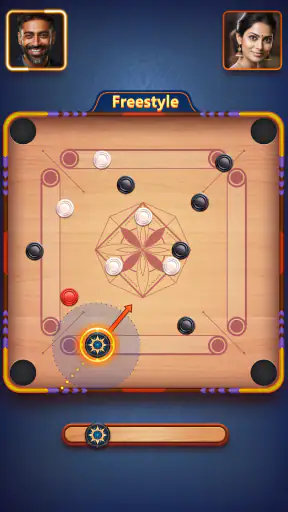 Carrom Plus-Disc Board Game screenshot