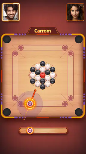 Carrom Plus-Disc Board Game screenshot