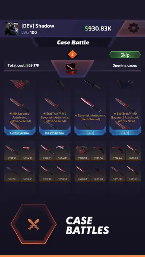 Case Battle: Skins Simulator screenshot