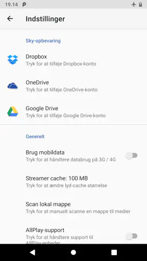 CloudPlayer™ cloud & offline screenshot