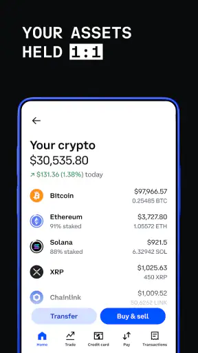 Coinbase - Bitcoin Wallet screenshot