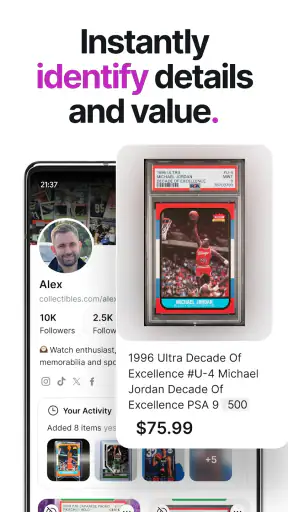 Collectibles.com: Scan + Value screenshot