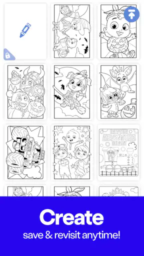 Coloring with Blippi & Friends screenshot