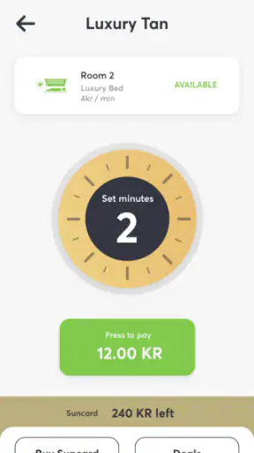 Comfort Tan Pay screenshot