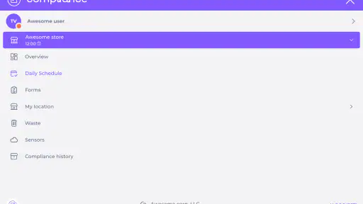 Compliance by MAPAL screenshot