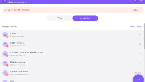 Compliance by MAPAL screenshot