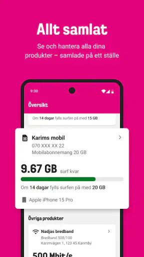 Comviq screenshot