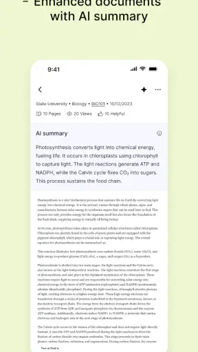 Course Hero: AI Homework Help screenshot