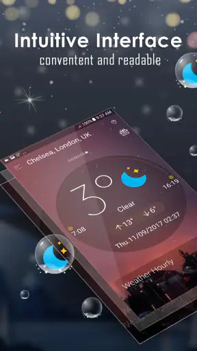 Daily weather forecast screenshot